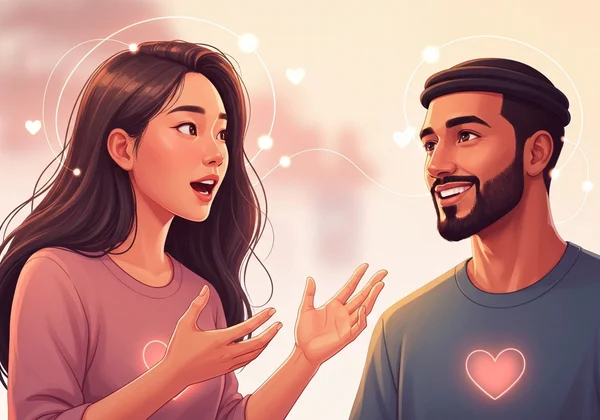 People connecting through empathetic understanding